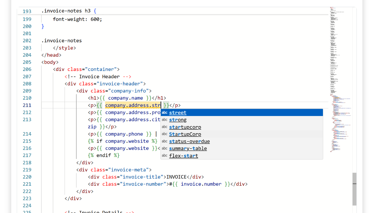 Rotativa.io Templates Feature Demo